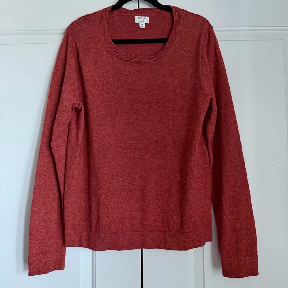 J. Crew Cotton-Wool Blend Teddie Sweater Size XL